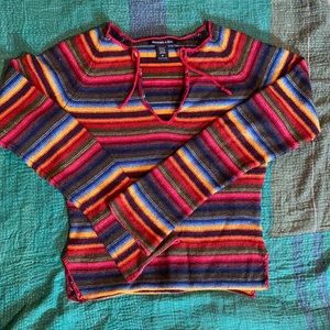 Abercrombie & Fitch colorful sweater size M